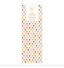 Rainbow Confetti Dot Tissue Paper