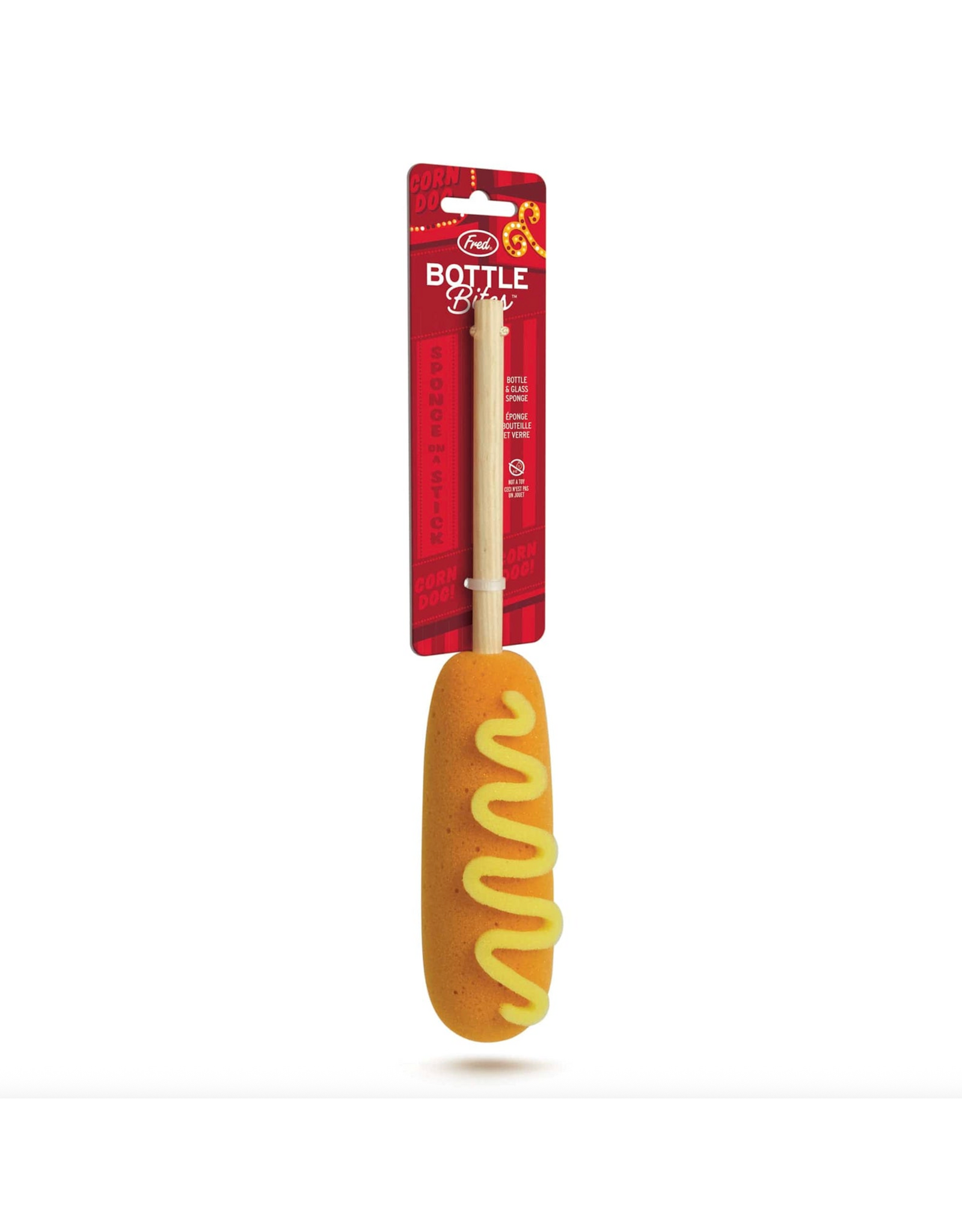 Fred Bottle Bites - Corn Dog Bottle Sponge