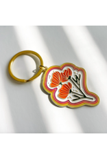 Paper Parasol Press Poppy Magic Keychain