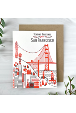 Paper Parasol Press Season's Greetings from San Francisco Card