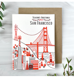 Paper Parasol Press Season's Greetings from San Francisco Card