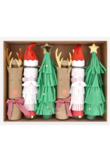 Santa, Reindeer & Tree Crackers