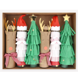 Santa, Reindeer & Tree Crackers