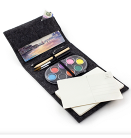 Three by Three Seattle Travel Postcard Watercolor Paint Set