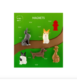 Three by Three Seattle Colorful Dog Magnets