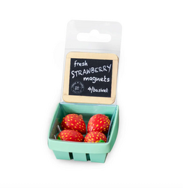 Three by Three Seattle Colorful Strawberry Magnets