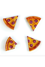 Three by Three Seattle Colorful Pizza Magnets