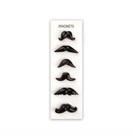 Three by Three Seattle Mustache Magnets