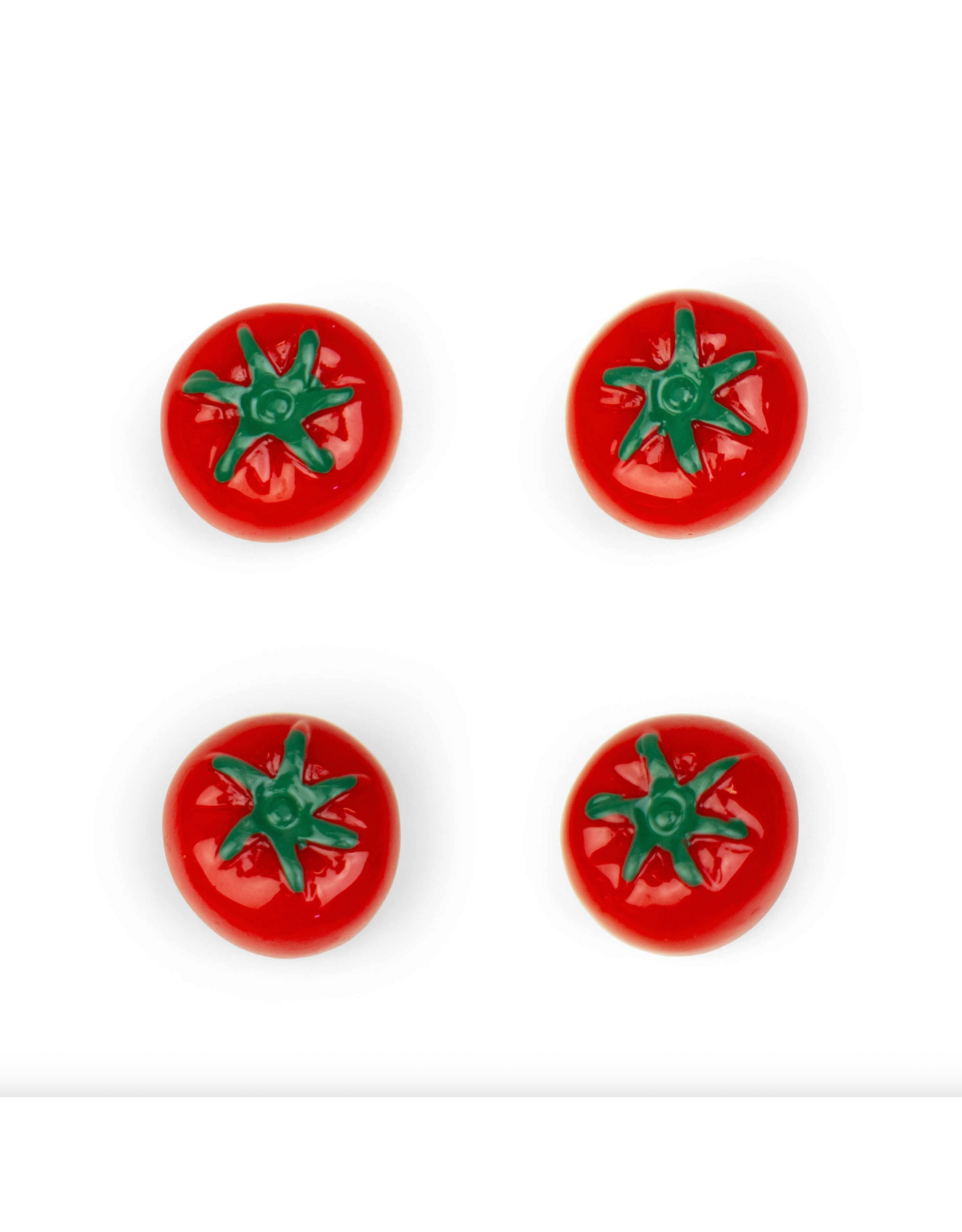 Three by Three Seattle Tomato Magnets