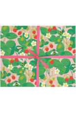 Bees & Strawberries Gift Wrap Sheet