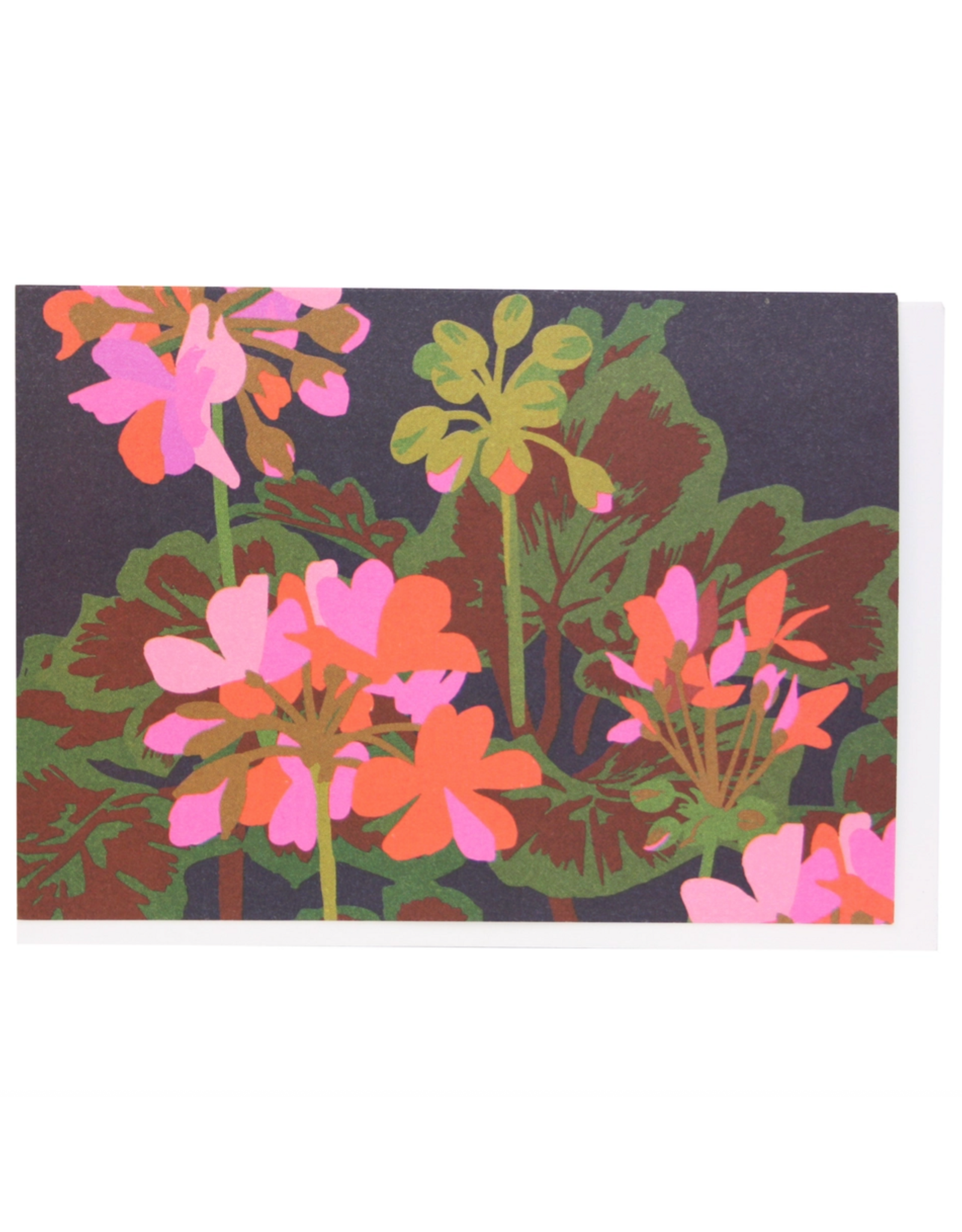Geraniums Note Card