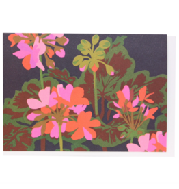 Geraniums Note Card
