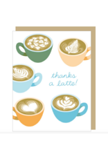 Latte Thank You Card