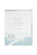 Moonlit Adirondack Chairs Card