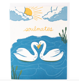 Swan Soulmates Card