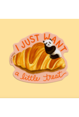 Yeppie Paper Croissant Panda Dessert Sticker