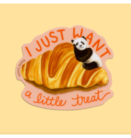 Yeppie Paper Croissant Panda Dessert Sticker