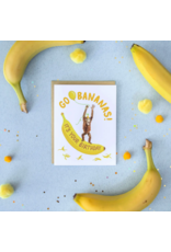 Yeppie Paper Orangutan Banana Birthday Card