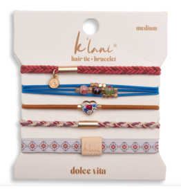 K'lani hair tie bracelets "Dolce Vita" Hair Tie Bracelets