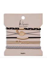 K'lani hair tie bracelets "Inspire" Hair Tie Bracelets