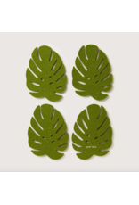 Graf Lantz 4-Pk Monstera Coaster