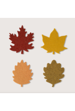 Graf Lantz 4-Pk Autumn Leaf Coaster
