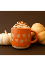 Sunshine Studios Retro Pinwheel Flowers Ceramic Mug
