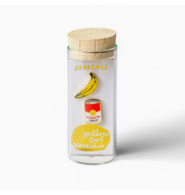 Earrings - Pop Art Banana Soup