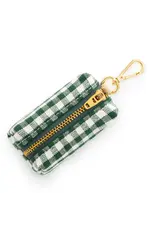 Evergreen Gingham Waste Bag Dispenser