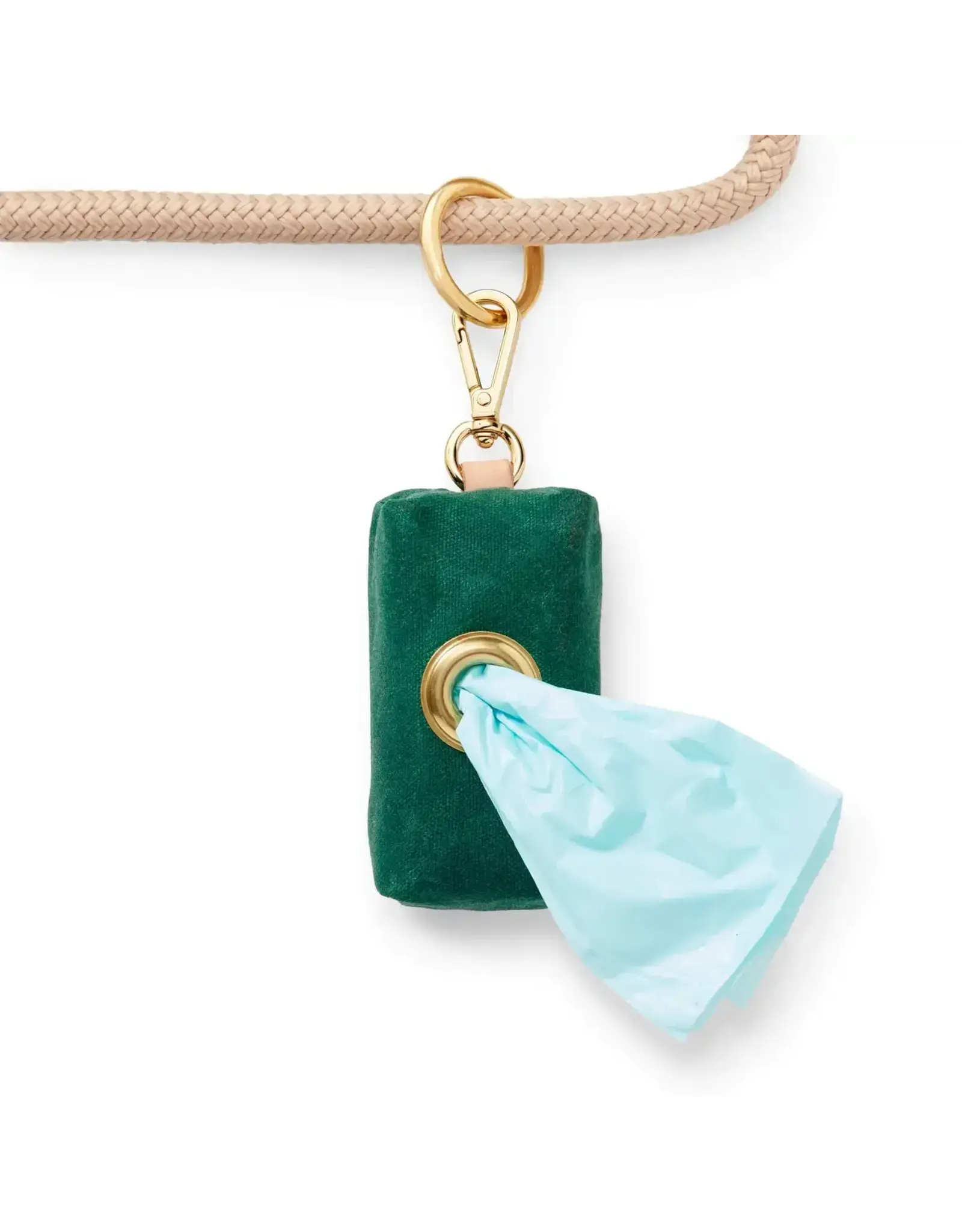 Evergreen Waxed Canvas Waste Bag Dispenser