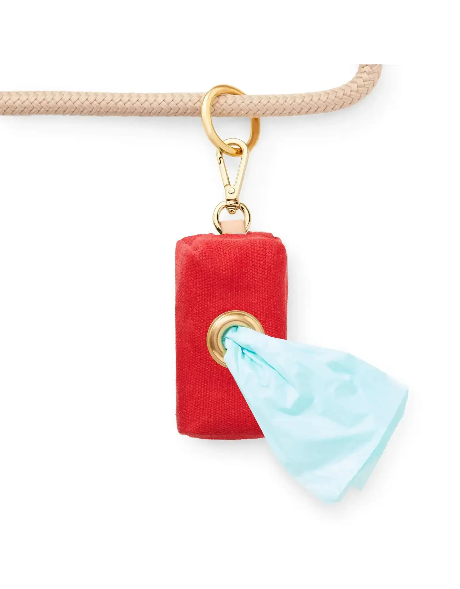 Ruby Waxed Canvas Waste Bag Dispenser