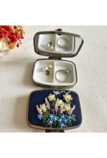 Quince Fables Floral Mini Jewelry Box - Flower Garden