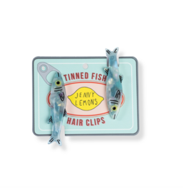 Jenny Lemons Blue Sardine Alligator Clip Set