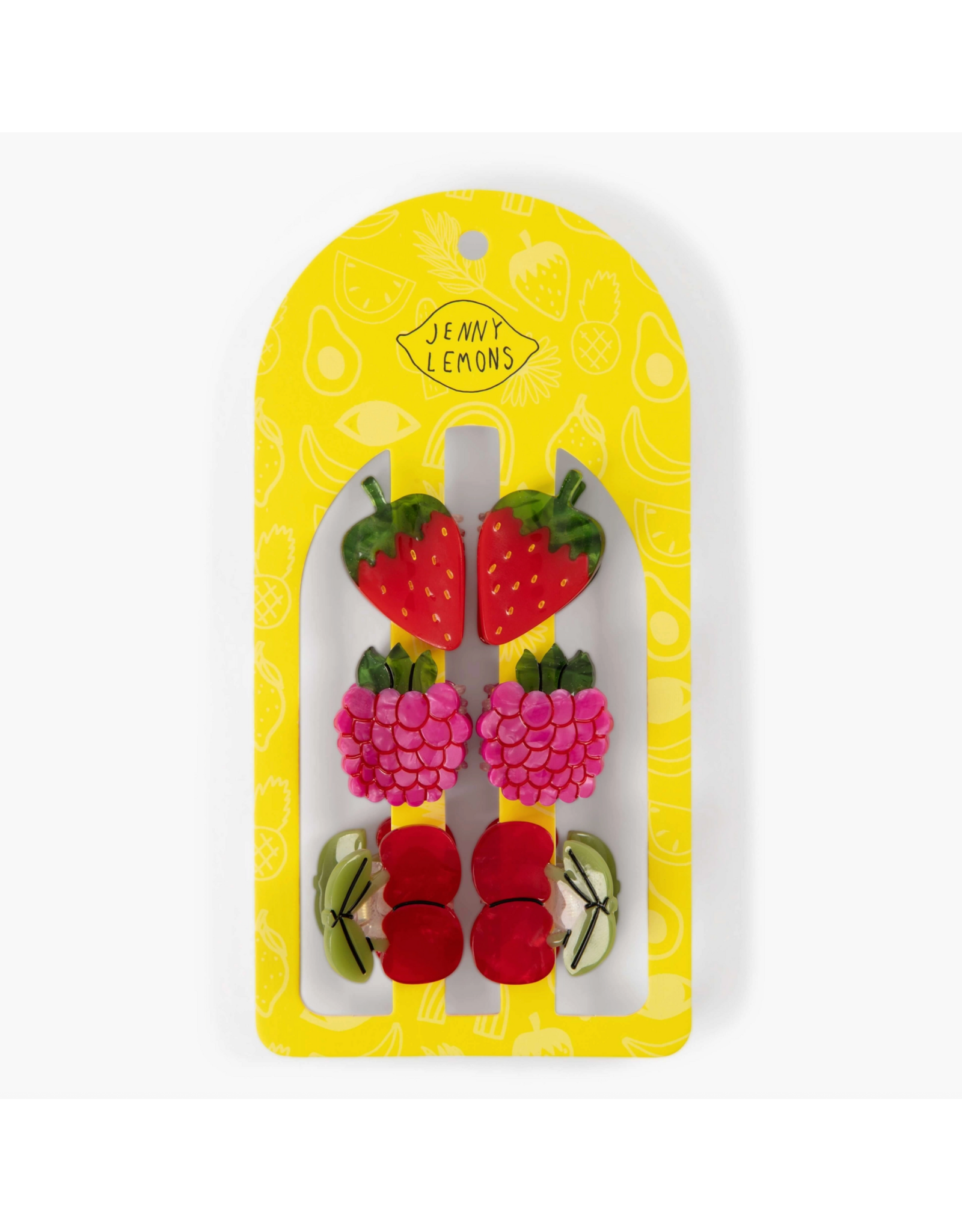Jenny Lemons Micro Berry Basket Hair Claws - Set of 6