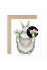 Dear Hancock For the Record Bunny Card