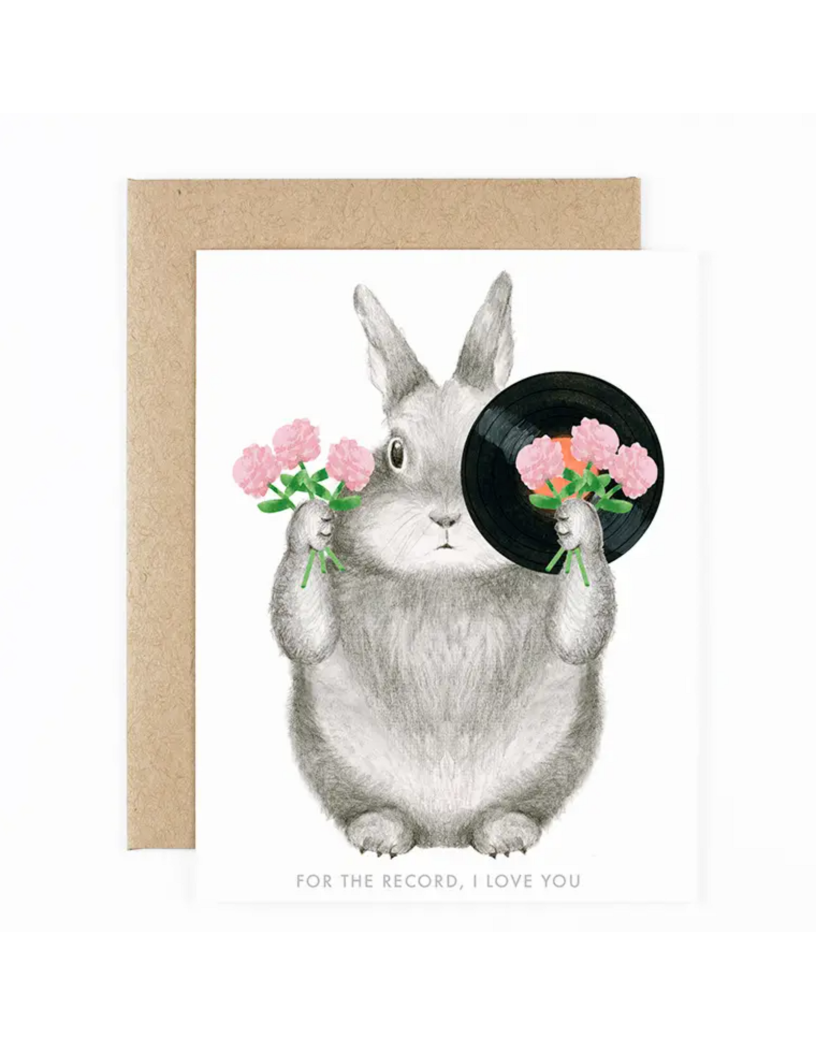 Dear Hancock For the Record Bunny Card