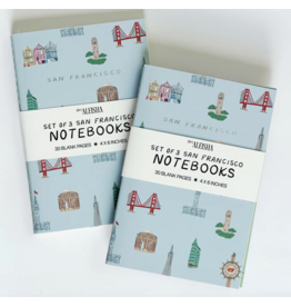 By Aleisha San Francisco Landmark Notebooks (Set of 3)
