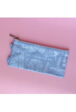 By Aleisha San Francisco Icons Pencil Pouch - Blue