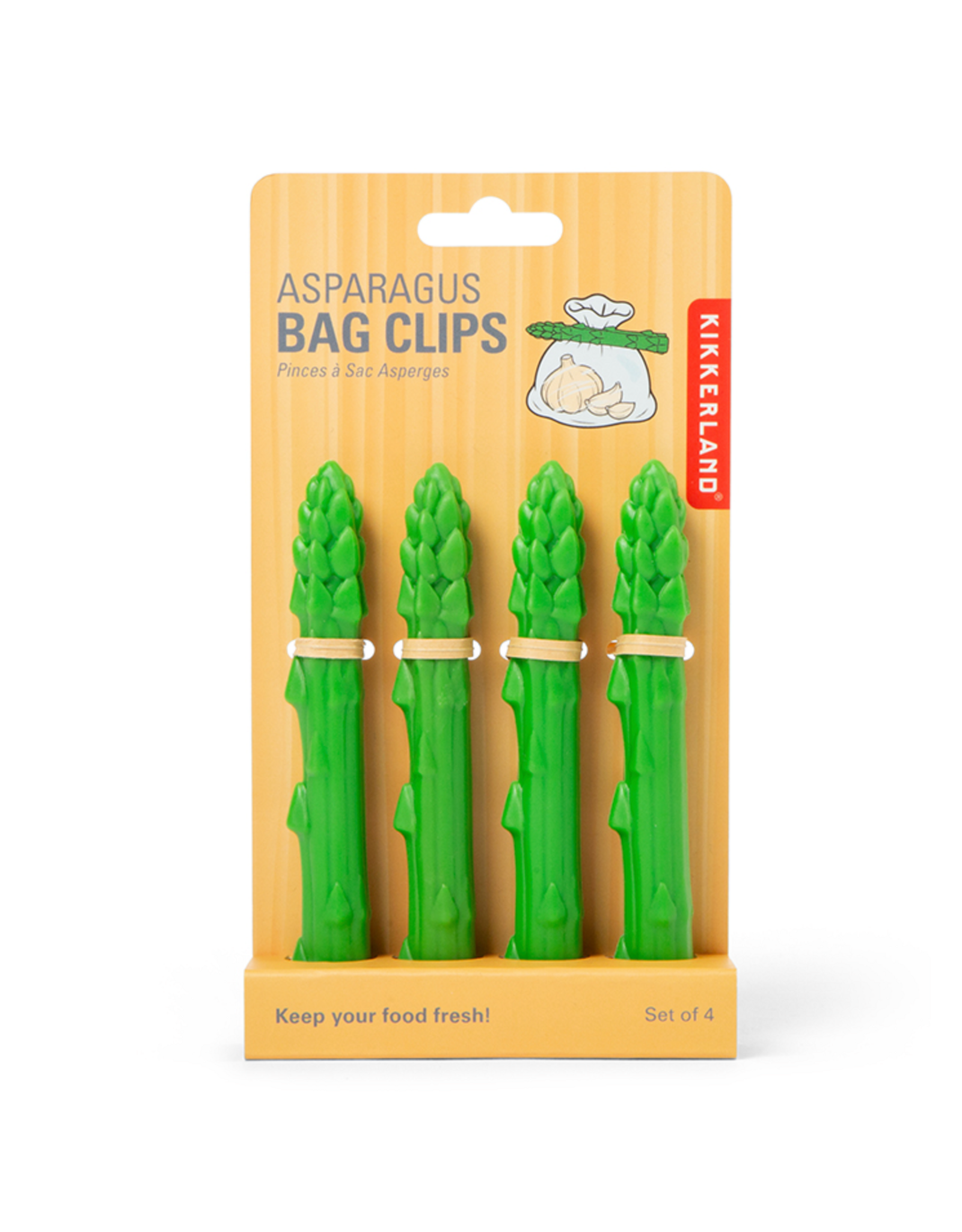Kikkerland Asparagus Bag Clips