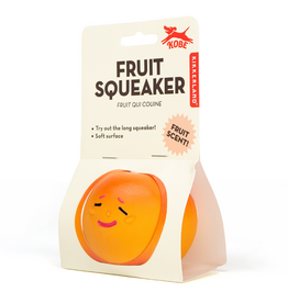 Kikkerland Peach Fruit Squeaker