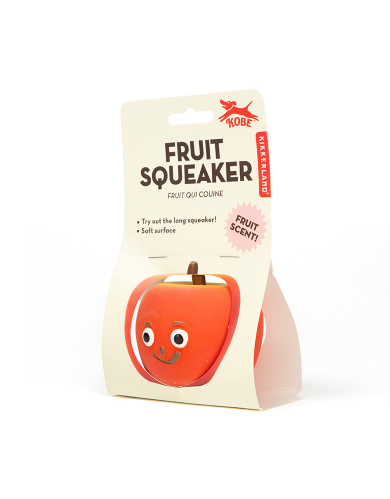 Kikkerland Apple Fruit Squeaker