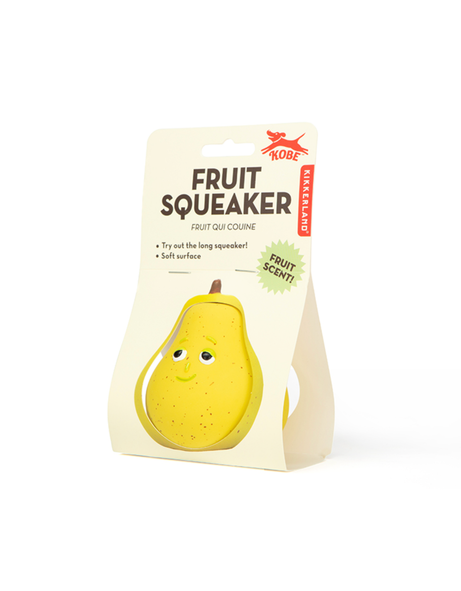 Kikkerland Pear Fruit Squeaker