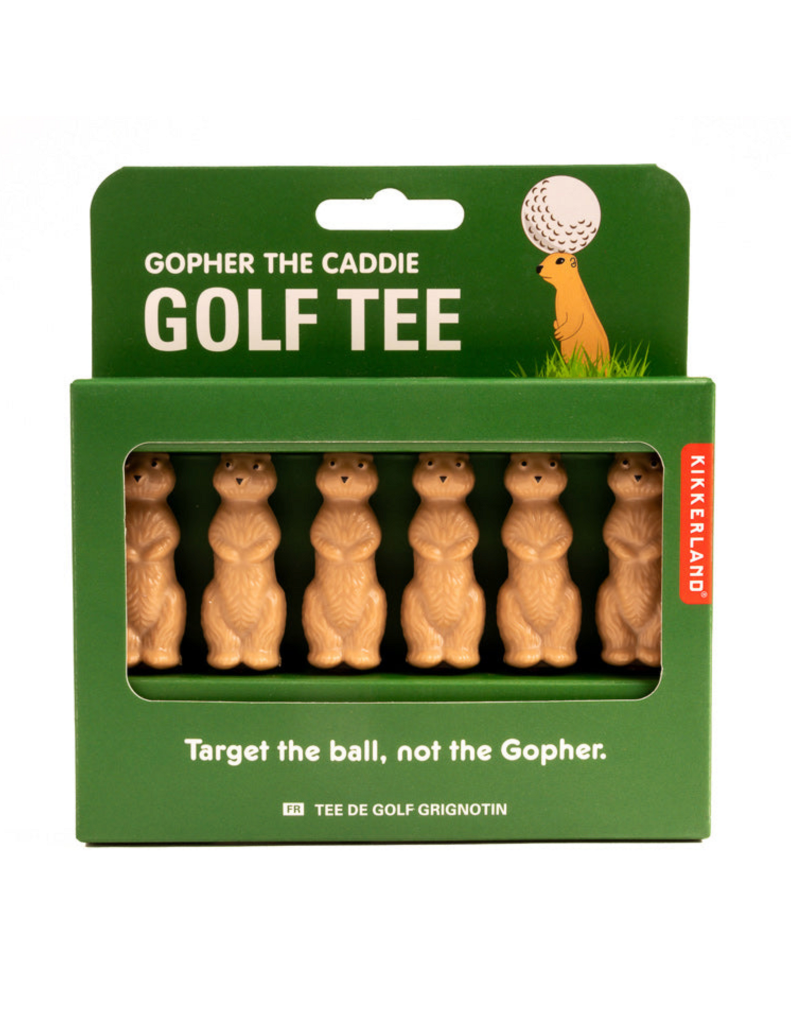 Kikkerland Gopher the Caddy Golf Tee
