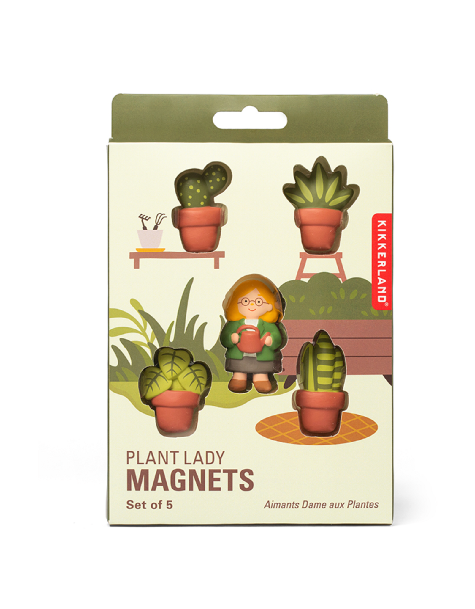 Kikkerland Plant Lady Magnets