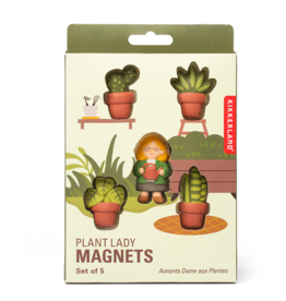 Kikkerland Plant Lady Magnets