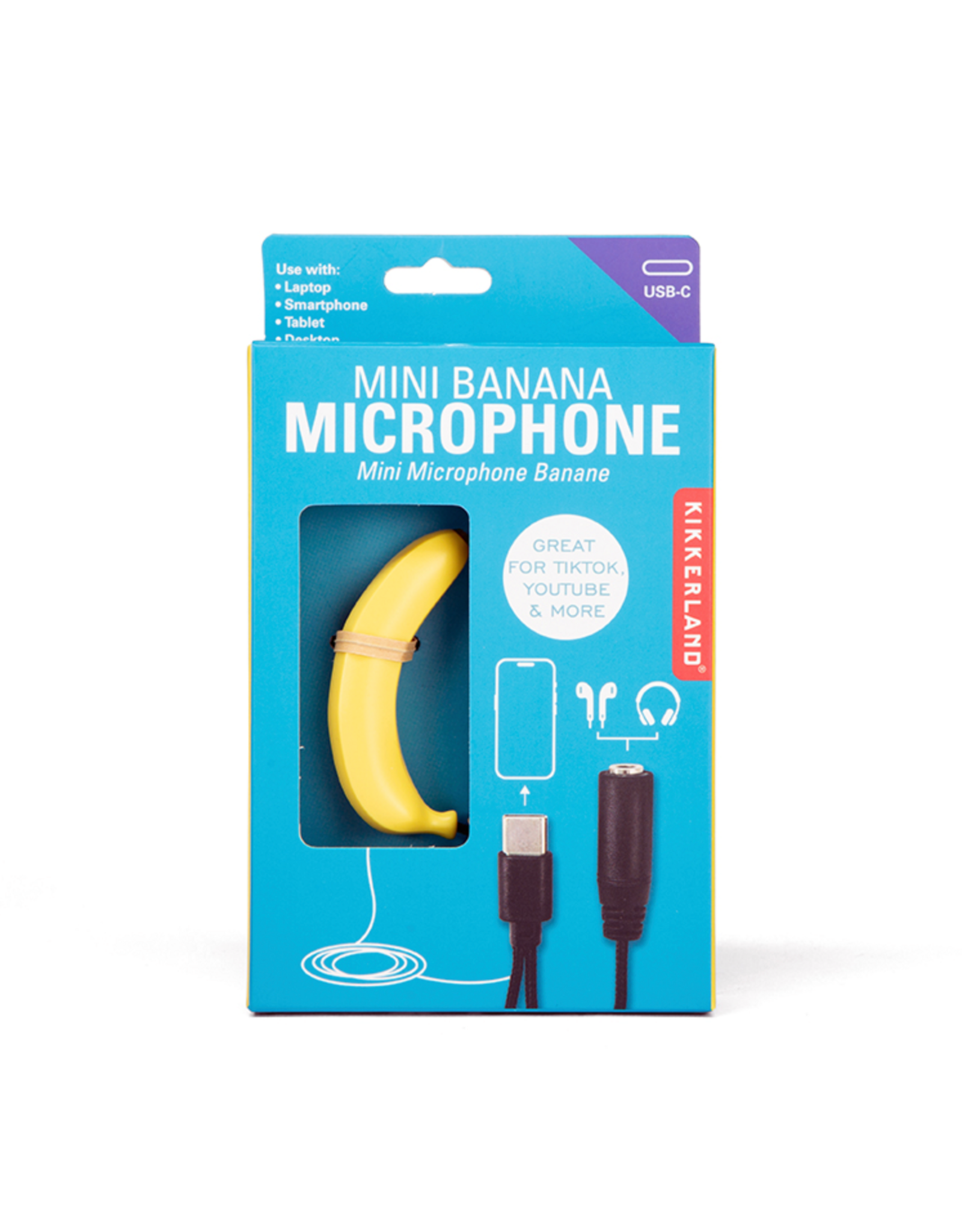 Kikkerland Mini Banana Microphone