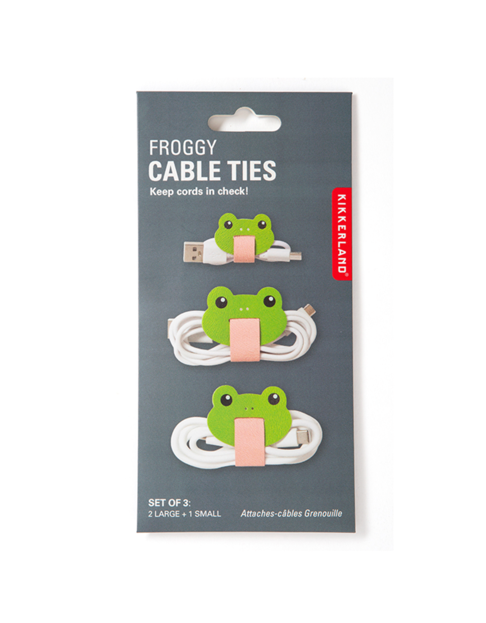Kikkerland Frog Cable Ties