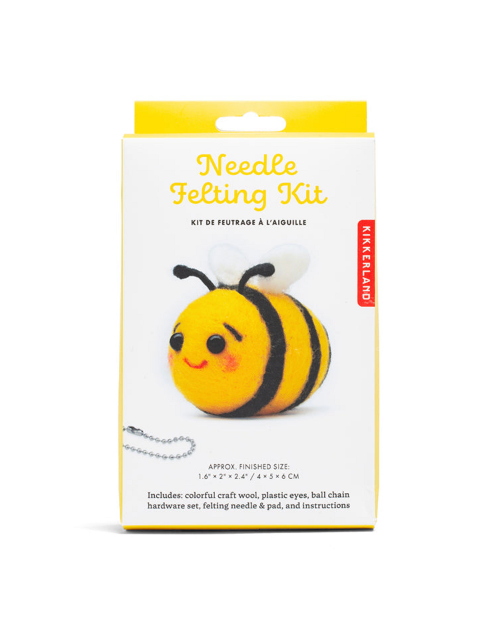 Kikkerland Bee Needle Felting Kit