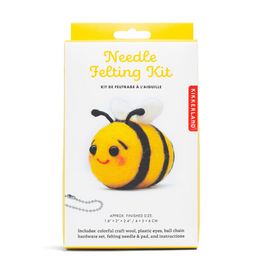 Kikkerland Bee Needle Felting Kit