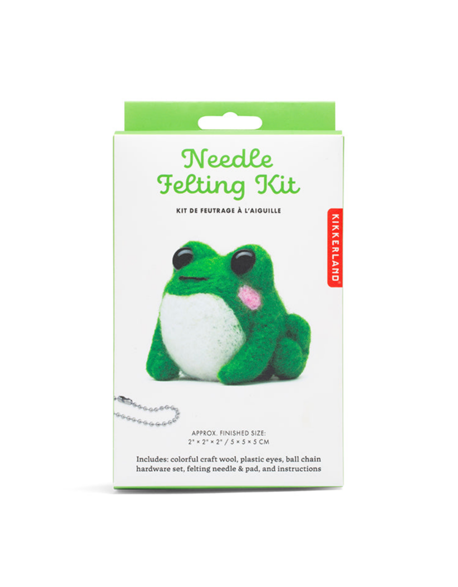 Kikkerland Frog Needle Felting Kit